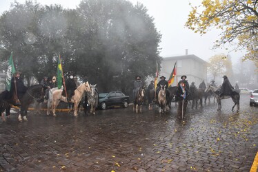 Chegada da Chama Crioula
