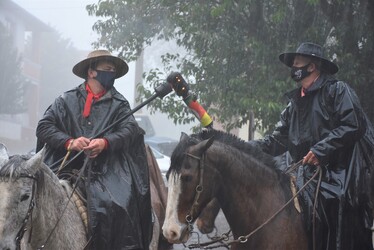 Chegada da Chama Crioula