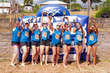 Vôlei de Praia Feminino eleva o nível da competição em Cotiporã 