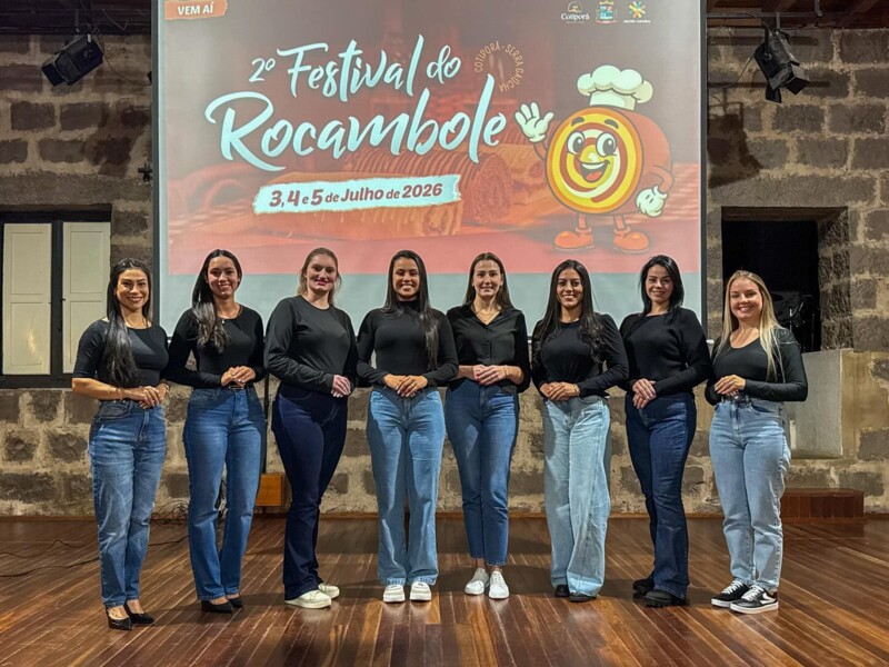 Candidatas a Soberanas marcam reunião do Festival do Rocambole