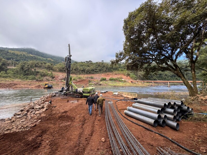 Nova ponte sobre o Rio Carreiro representa novo marco em infraestrutura regional