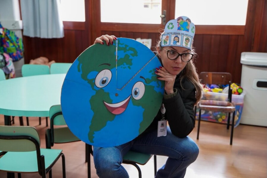 Mês do Meio Ambiente: ação promove conscientização ambiental com alunos da EMEI Amor e Carinho