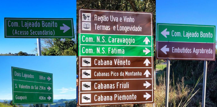 Novas placas de sinalização ampliam orientação a visitantes no Município