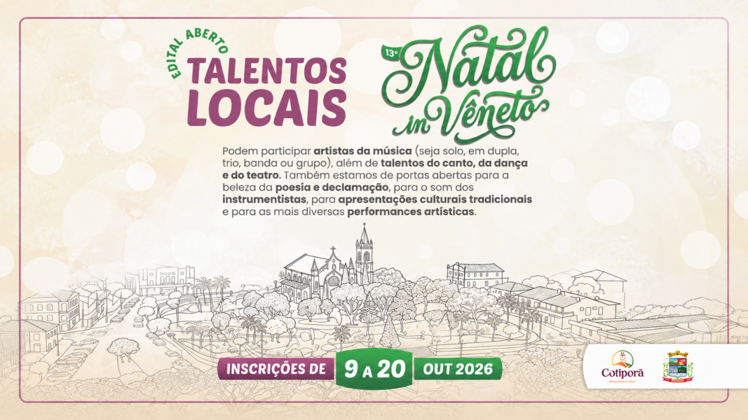 Natal in Vêneto 2026: Inscrições abertas para talentos locais